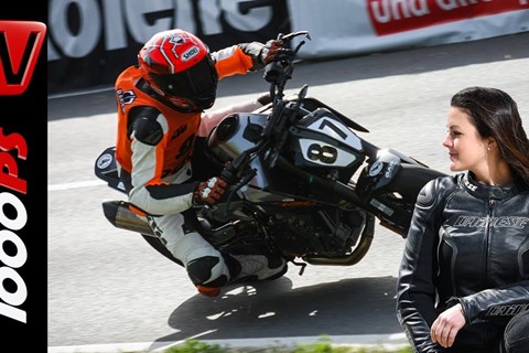 KTM 790 Duke Hardcore Einsatz - Mit 230 km/h beim Bergrennen Landshaag 2018