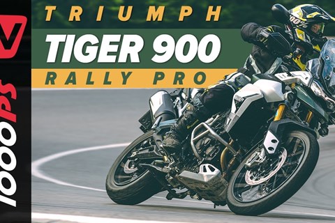 Triumph Tiger 900 Rally Pro im großen Reise Enduro Vergleich 2020