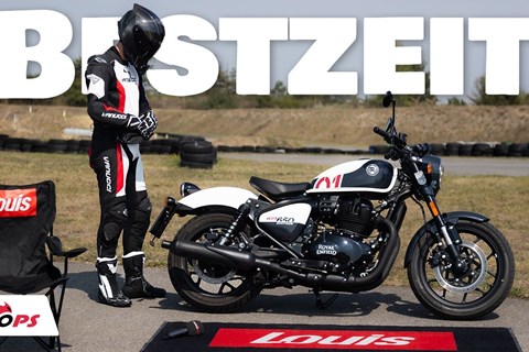 Super gemütlich! Und fährt auch gut! Royal Enfield Shotgun 650