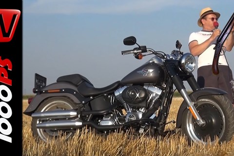 Harley-Davidson Fat Boy 2015 Test | Terminator | Vulkan | Gips