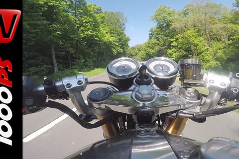 Triumph Thruxton R 2016 | Onboard Stotzinger Berg