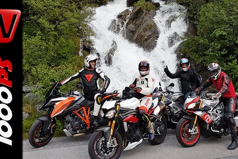 Motorrad günstig mieten | High-Bike Testcenter Paznaun - 1000PS Betriebsausflug
