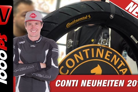 Conti Motorradreifen Neuheiten 2019 - Conti Trailattack 3 und Scooterpneu