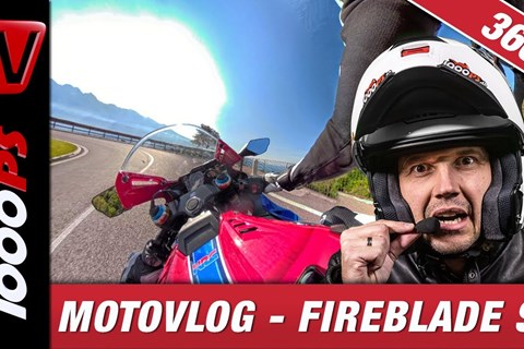 MotoVlog 360 Grad Honda CBR 1000 RR-R Fireblade SP - Auf der Landstraße