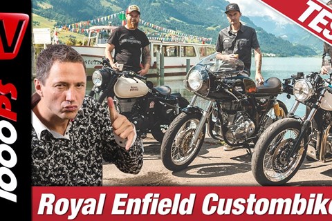 Royal Enfield Custombikes - Lebensfreude pur - Testfahrt in der Schweiz
