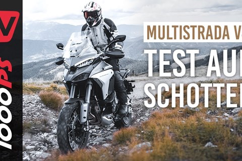 Schotter Action mit der Ducati Multistrada V4 S | Offroad Test | Speichenfelgen & Conti TKC 70 Rocks