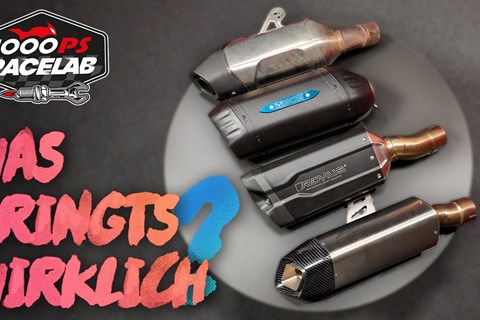 BMW R 1300 GS Auspuff Tuning! 4 Anlagen im Vergleich: Original, Zard, Remus und BOS