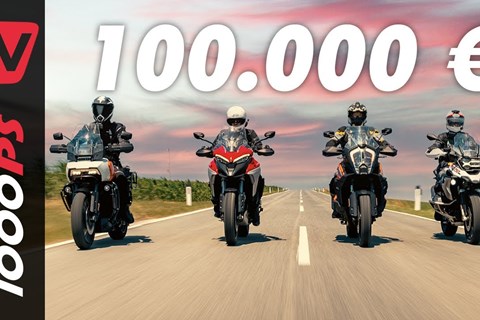 Reiseenduro Vergleich 2021 - BMW, Ducati, KTM und Harley Test