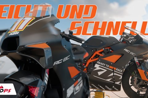 600er Supersportler werden in den Asphalt gerieben! KTM RC8C !