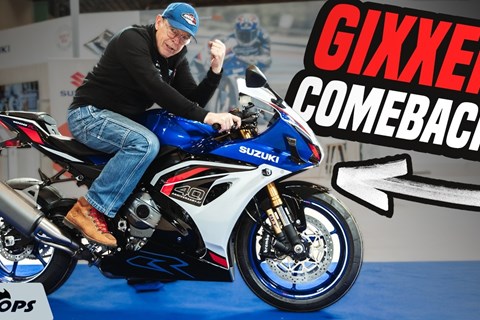 Die Legende ist zurück! Zonko sitzt auf der neuen Suzuki GSX-R 1000