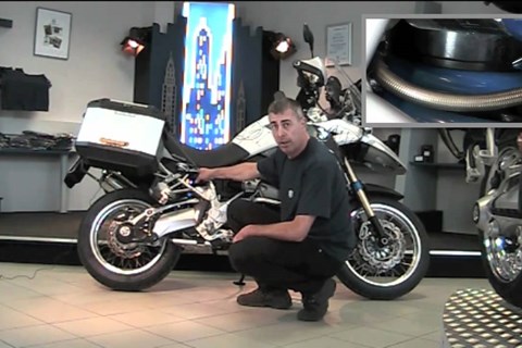 Fahrwerkseinstellung am Beispiel einer BMW R 1200 GS