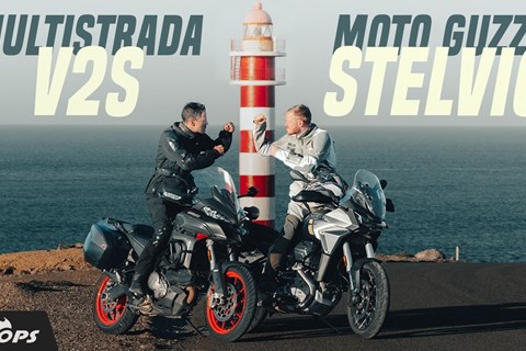 Reiseenduros im Test: Moto Guzzi Stelvio vs. Ducati Multistrada V2 S