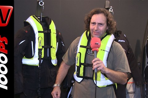 Held Airbagweste Helite 2015 | Livevorführung am Vauli