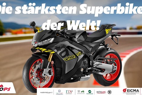 Aprilia RSV4 Factory und Tuono V4 NEU 2025 - EICMA 2024