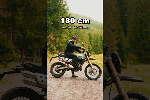 Fantic Caballero Rally im Sitztest #fantic #caballero #rally