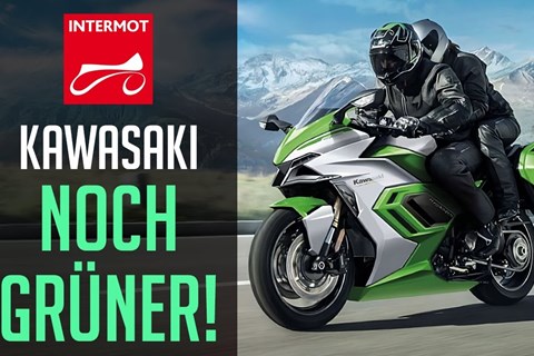 Kawasakis Weg zur CO2-Neutralität! Neuigkeiten LIVE auf der INTERMOT