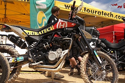 Touratech Nuda-X-Cross Umbau am Erzberg 2012