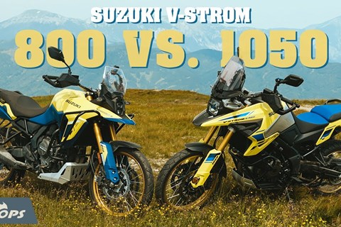 Suzuki goes 21 Zoll! Reiseendurovergleich Suzuki V-Strom 1050 DE - 800 DE 2023