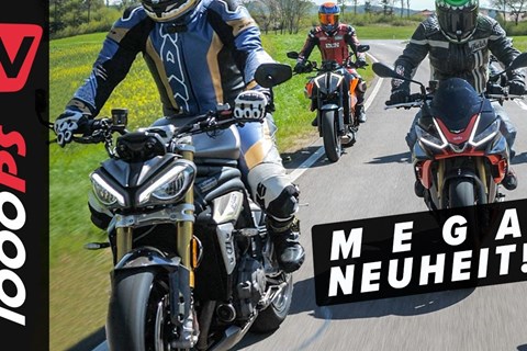 Was für ein Einstand - Triumph Speed Triple RS im Hyper Naked Vergleich 2021