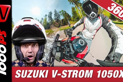 360 Grad Motovlog - Suzuki V-Strom 1050XT - Motorrad Sehnsucht im Sattel