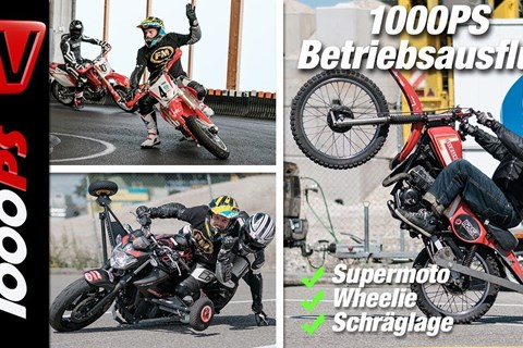 Supermoto-, Schräglagen- und Wheelie-Training - Action Pur bei FM Mannhard