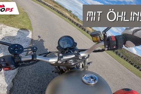 Hübsch frisiert? Triumph Street Scrambler TuneUp Bestzeit auf der 1000PS Teststrecke