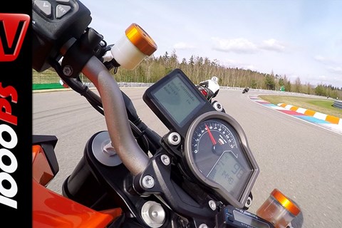 KTM 1290 Super Duke R | Gyrocam - 60FPS - Brünn Circuit - Onboard