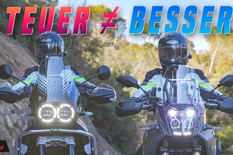 Zwei Gegensätze im Vergleich - Puristin vs. sportliche Diva - Ducati DesertX vs. Yamaha Tenere 700