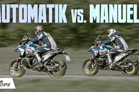 Walten ohne Schalten  BMW ASA auf BMW GS im Vergleichstest mit Quickshifter auf BMW R 1300 GS