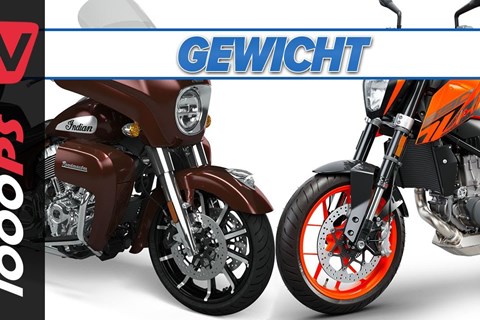 Gewichtsangaben beim Motorrad - Welche Rolle spielt Gewicht? - Technische Daten im Detail erklärt