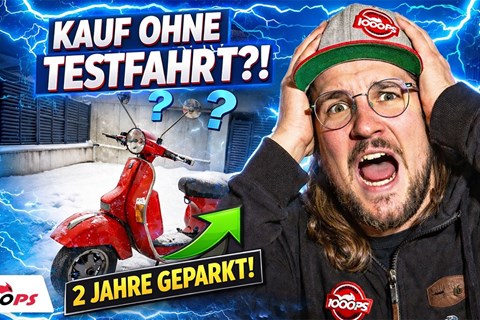 Ich habe diese alte Vespa ohne Probefahrt gekauft… (war das ein Fehler?)