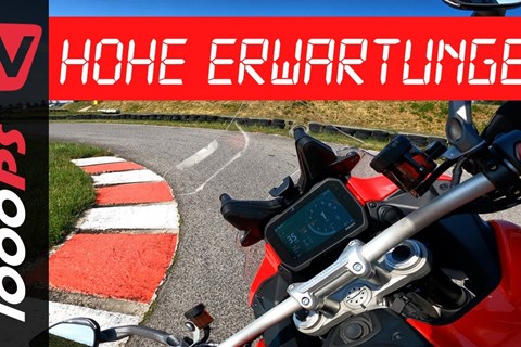 Kann Sie die Leistung ausspielen? Ducati Multistrada V4 S Bestzeit auf der 1000PS Teststrecke
