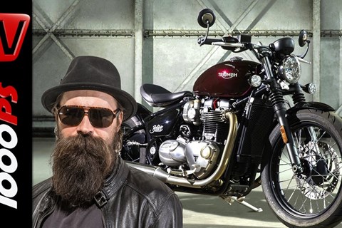 Triumph Bonneville Bobber 2017 - Sound, Technische Daten, Farben