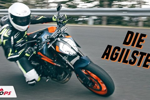 KTM 890 Duke R 2023 im Vergleichstest: Sportliche Mittelklasse Naked Bikes 2023