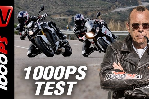 1000PS Test - BMW S 1000 R vs S 1000 RR 2017 | Supersport vs Nakedbike auf der Landstrasse