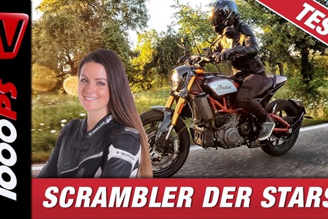 Indian FTR 1200 Carbon Test 2020 - edel, stark, sexy