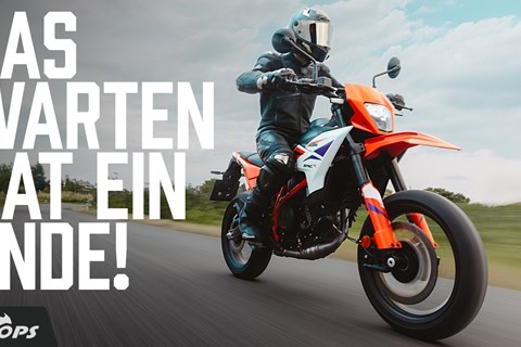 ENDLICH! Die günstige Supermoto KTM 390 SMC R im Test!