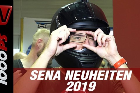 Motorradhelm Headup Display - SENA gibt Ausblick in die Zukunft - Neuheiten 2019