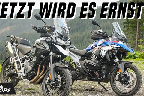 Straßen-Duell! BMW R 1300 GS vs. Triumph Tiger 1200 GT PRO