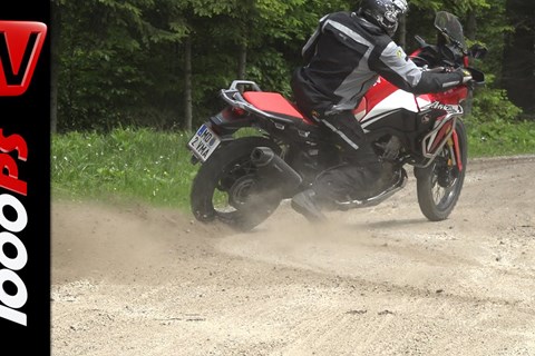 Honda Africa Twin 2016 - Traktionskontrolle Test