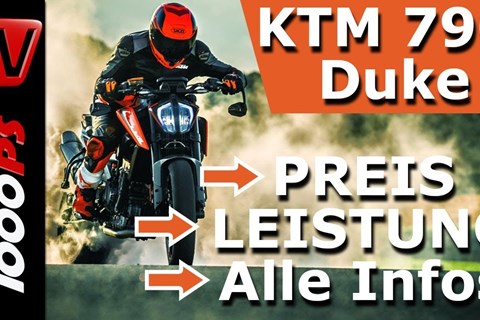 KTM 790 Duke 2018 - Preis, Leistung, A2 Tauglichkeit - Alle technische Daten im Überblick