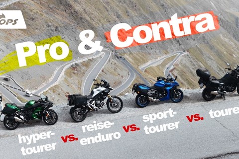 Die beste Art am Motorrad zu Reisen? - Konzept-Vergleich von Touring-Bikes inklusive Stelvio-Wertung