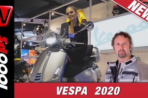 Neue Vespas für 2020 - Von den 60er Jahren bis zur flotteren Elettrica Vespa 2020 EICMA