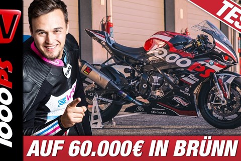 So fährt ein 60.000€ Bike! 🔥😲 Matthias testet das 1000PS BMW S 1000 RR TuneUp