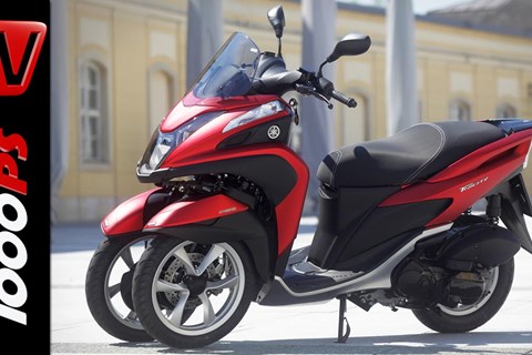 Yamaha Tricity Test 2016 | Onboard, Fahrverhalten - Dreirad Roller - Unstürzbar?