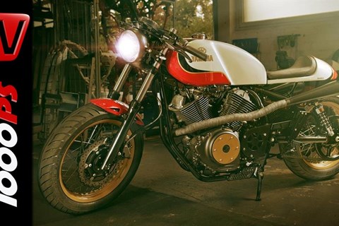 Yamaha XV950 Boltage Cafe Racer @ Custombikeshow 2014