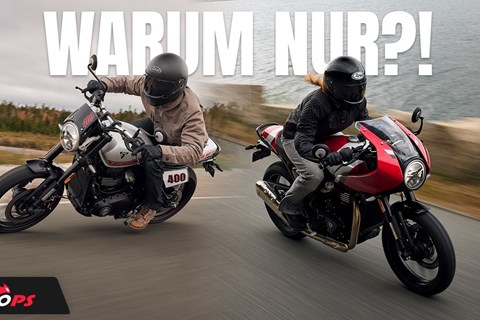 GEILE Triumph Neuheiten - nur eine schafft es zu uns! Tracker und Thruxton 400 2026
