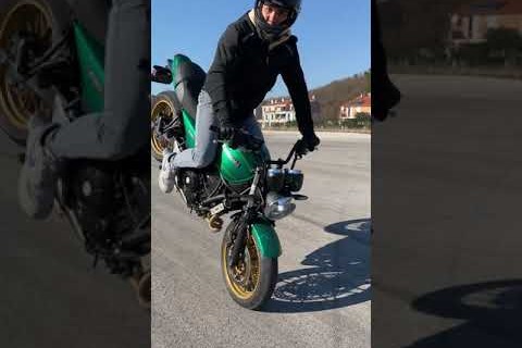 "Hat Ihnen die Probefahrt gefallen?" 🤣 #shorts # motorcycle #wheelie #stunts