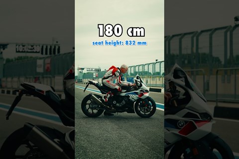 Sitztest BMW S1000RR #bmws1000rr