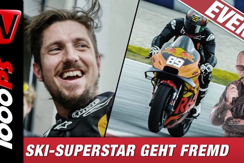 Marcel Hirscher fährt MotoGP KTM RC16 - Auinger, Leitner, Schlager & Zonko im Gespräch